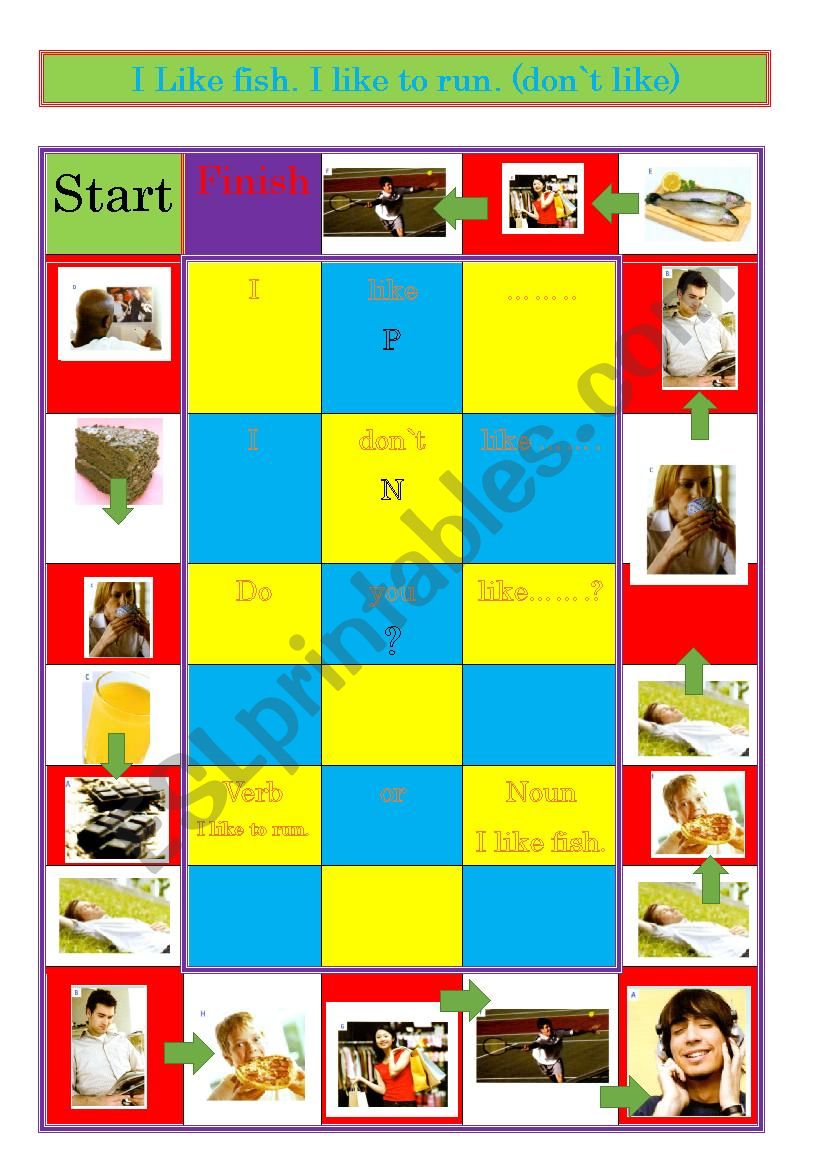 Conversational board game; Like ,Don`t like, Questions